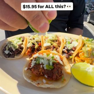 Be honest… would you order this? $15.95 for 6 street tacos and a medium drink 🌮❤️ Serving the state of AZ 🏜️ Comment your city and we’ll help you find the nearest one ☝️ #streettacos #elgordomexicangrill