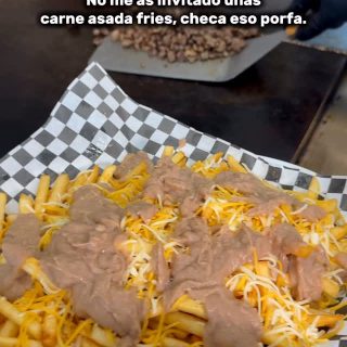 No me as invitado unas carne asada fries, checa eso porfa. 😋